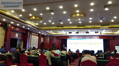 PP电子游戏生物部副总裁汪俊博士在2016中国医药产业合作与发展论坛上颁发主题演讲